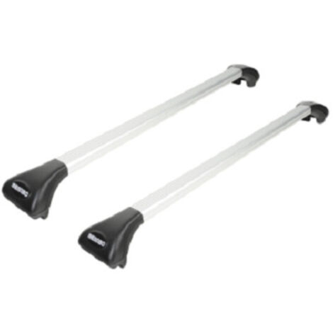 Barres de toit Transversales pour Nissan Qashqai 2021-2023 Alu Gris ABE