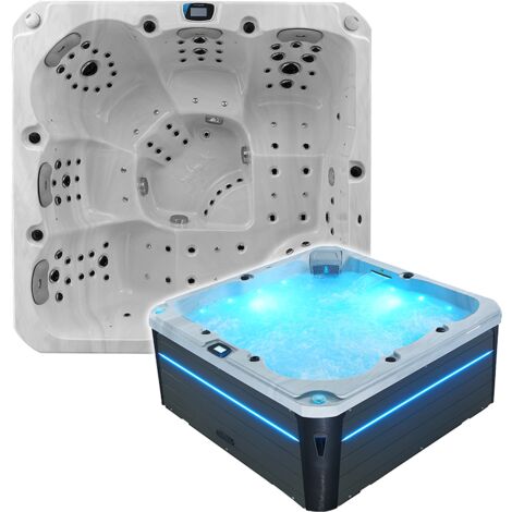 Spa 5 places Archipel® GT5 PRO MAX LED- Spa professionnel Thérapeutique Balboa® 215 x 215 cm