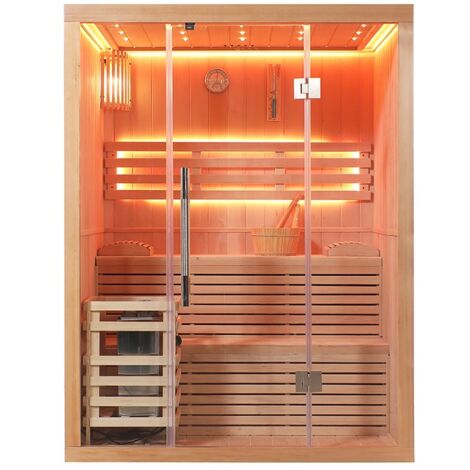 Sauna finlandais Nordica® Vapeur V23 (2 à 3 places) - 150 x 120 x 