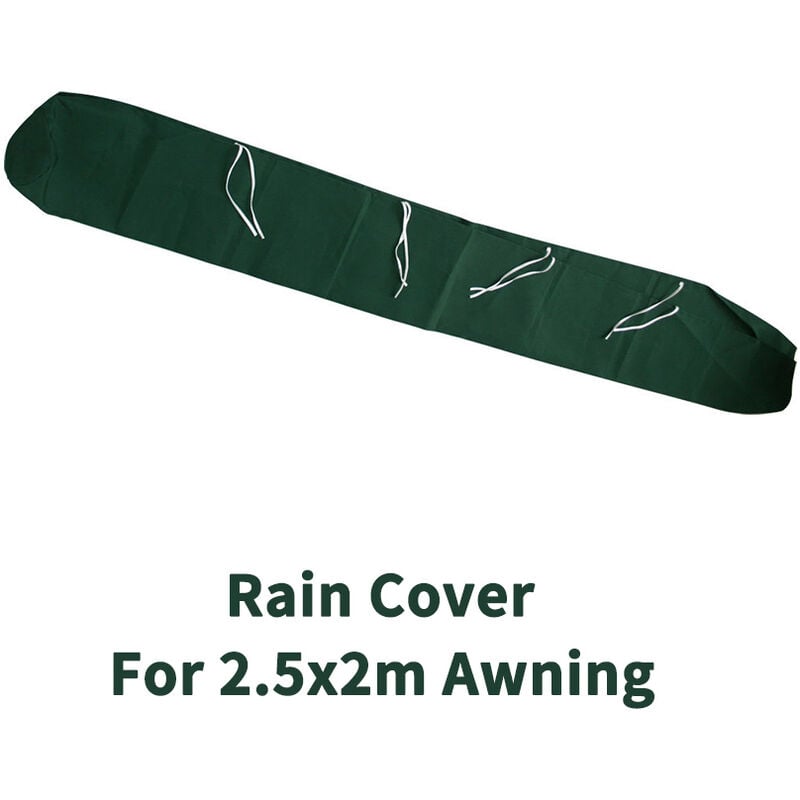 Patio Garden Awning Canopy Sun Shade Shelter Rain Cover Green For 2.5m Awning