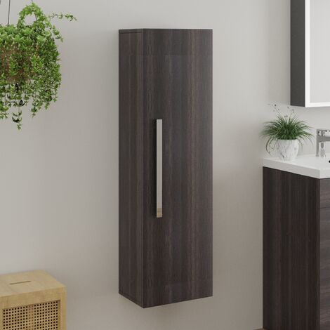 1200mm Tall Unit Bathroom Furniture Charcoal (1/5)