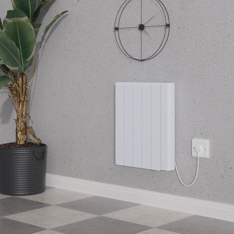 Ceramic Radiator Electric Smart Heater WIFI Control Portable Timer 5FIN 1500W
