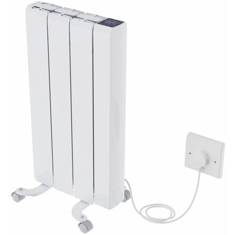Ceramic Electric Radiator Portable Wall Mounted Heater Smart WIFI Control Timer 3FIN 700W