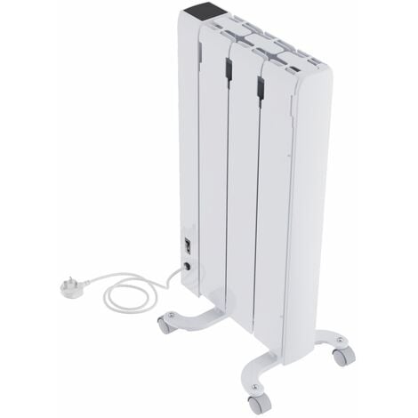 Ceramic Electric Radiator Portable Wall Mounted Heater Smart WIFI Control Timer 3FIN 700W