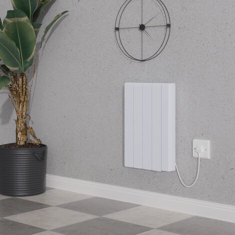 4FIN 1000W Ceramic Electric Radiator Wall Mounted Portable Heater Smart WIFI Timer