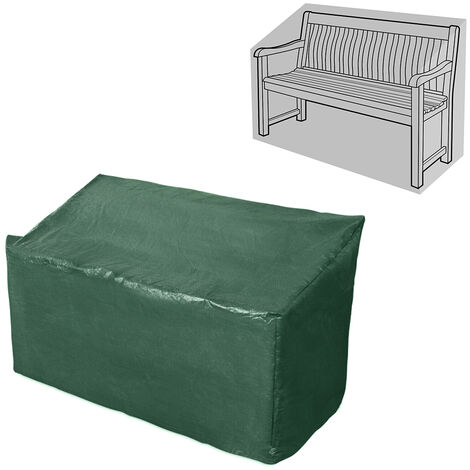 Housse De Banc De Jardin 3 Places - Imperméable, Résistante Aux UV, 162x66x89 Cm