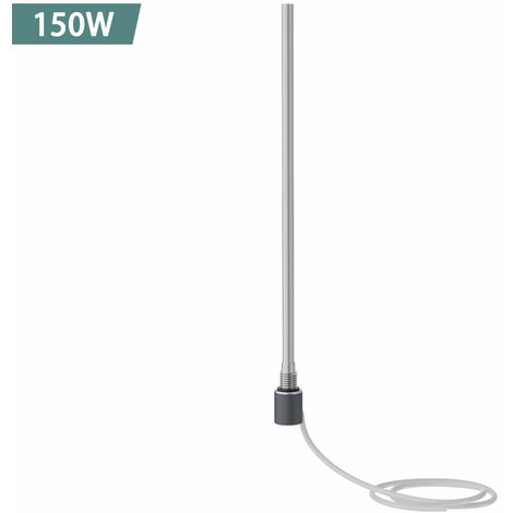 NRG Electric Heating Element for Heated Towel Rail Radiator Rads 150W Anthracite