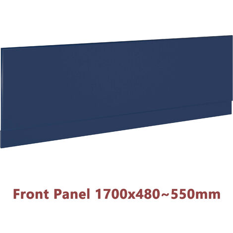 Shower Bathtub MDF Bath Panel Matt Navy Blue 1700mm Front Panel (1/3)