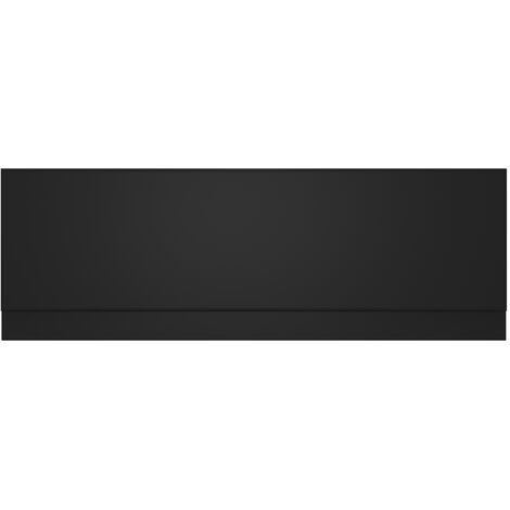 Bathroom Wooden MDF Bath Panel Matt Black Easy Cut 1700mm Front Panel