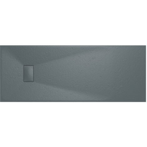 NRG 1800 x 700mm SMC Anthracite Rectangle Slate Effect Bathroom Shower Tray