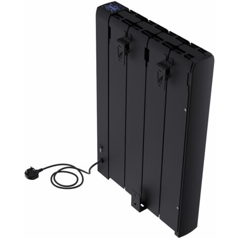 NRG 1000W Electric Ceramic Portable Radiator Wall Mounted Smart WIFI Control Heater Black