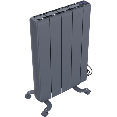 Electric Ceramic Portable Radiator Wall Mounted WIFI Control Heater Anthracite 1000W