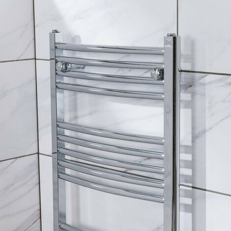 Curved Heated Towel Rail Radiator Bathroom Central Heating Ladder ...