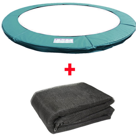 Trampoline Replacement Pad Safety Padding Spring Cover 10ft Green 