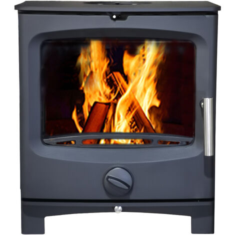 NRG Defra 5KW Multifuel Woodburning Stove Eco Design WoodBurner High  Efficiency Fireplace