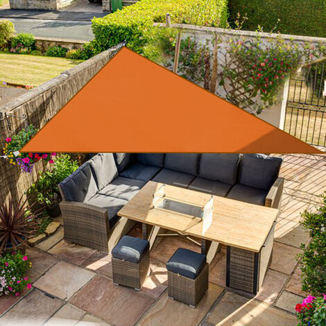 Outdoor Shade Sail Patio Suncreen Awning Garden Sun Canopy 98% UV Block New 