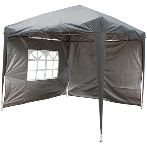 2.5x2.5m Pop Up Gazebo Outdoor Garden Party Tent Canopy 4 Side Panels ...