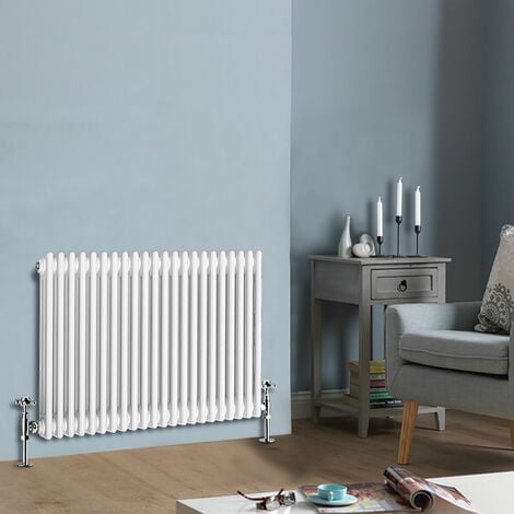 Traditional Cast Iron Style Radiator Central Heating Rads White ...