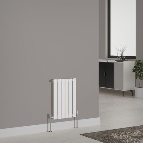 Designer Radiator Flat Panel Central Heating Rads Horizontal Single 600x408mm White