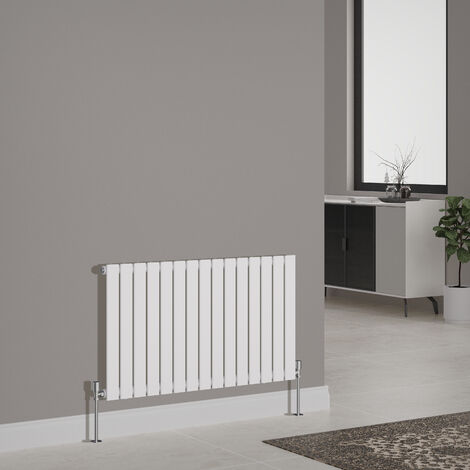 Designer Radiator Flat Panel Central Heating Rads Horizontal Single 600x1020mm White