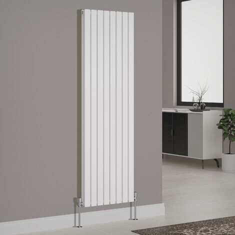 Designer Radiator Flat Panel Central Heating Rads Vertical Double 1800x544mm White (1/5)