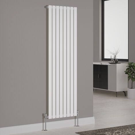Designer Radiator Flat Panel Central Heating Rads Vertical Single 1800x544mm White