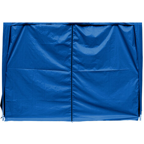 3x3M Blue Pop Up Gazebo Side Panel Wall with Zipper 1 Piece Only (1/5)