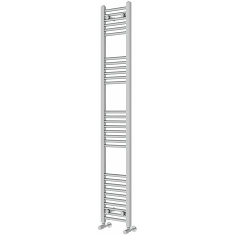 1800 x 300mm Straight Chrome Ladder Warmer Bathroom Heated Towel Rail ...