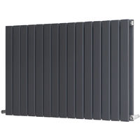 Horizontal Flat Column Designer Radiator Bathroom Heater Anthracite 600x1020 Central Heating Double Panel