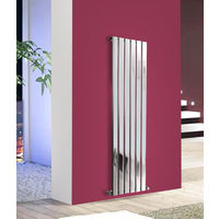 1600x408 Vertical Flat Panel Radiator Bathroom Central Heating Radiators Single Column Chrome
