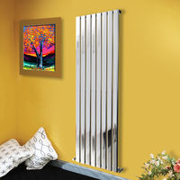 1800x544 Vertical Flat Panel Radiator Bathroom Central Heating Radiators Single Column Chrome