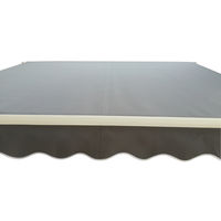 Greenbay 3.5 x 2.5m Manual Awning Garden Patio Canopy Sun Shade Shelter Retractable Grey
