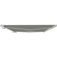 Greenbay Full Cassette Electric Remote Controlled Retractable Garden Patio Canopy Awning 3x2.5M Grey