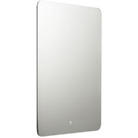 NRG Illuminated LED Bathroom Mirror with Touch Switch Anti-Fog Demister Heated Pad Mirrors Horizontal & Vertical Fit 600x800mm
