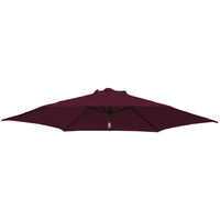 Greenbay Replacement Fabric Garden Parasol Canopy Cover for 2.5m 6 Arm Parasol - Wine
