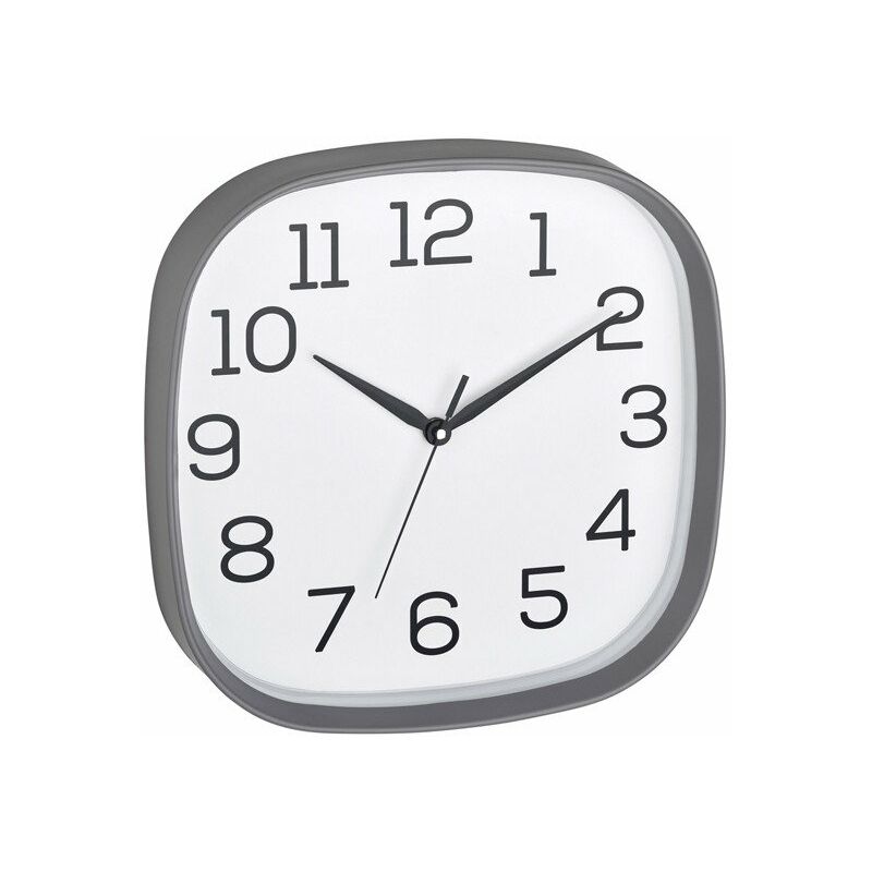 Reloj Pared Numeros Grandes Blanco/gris