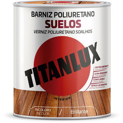 Barniz al agua ecológico Titanlux castaño Brillante