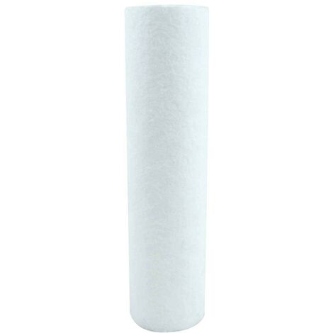 Lafiucy Cartuccia filtro per acqua di sedimenti avvolti da 50 micron, confezione da 5, per filtrazione di sedimenti da 10 pollici x 2,5 pollici per l'intera casa