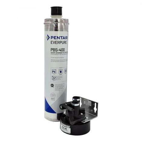 Purificatore D'acqua Sottolavello Everpure Pbs 400 Con Testina Di Connessione Da 3/8" - Filtrazione Fino A 0,5 Micron