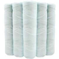 Set Di 5 Cartucce In Tessuto Lavabili 60µm - 93/4 Per Portafiltro Acqua