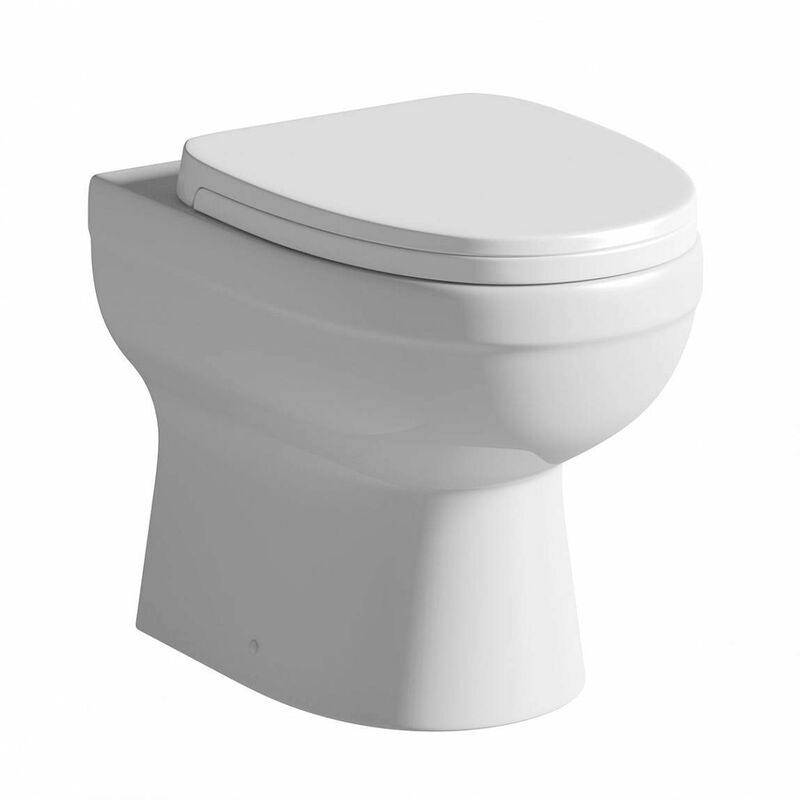 Mode Ellis short projection wall hung toilet with soft close seat