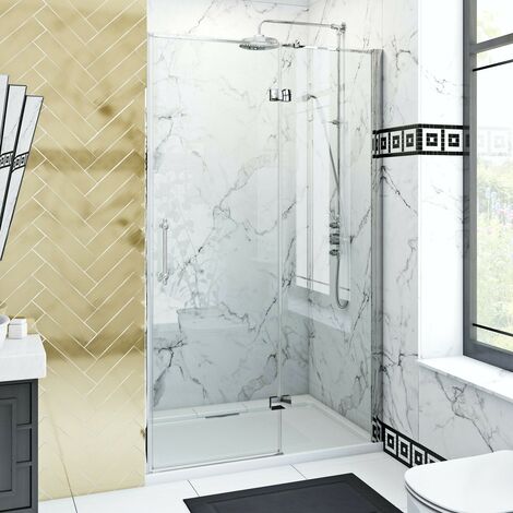 The Bath Co. Beaumont traditional 8mm hinged shower door 1000mm
