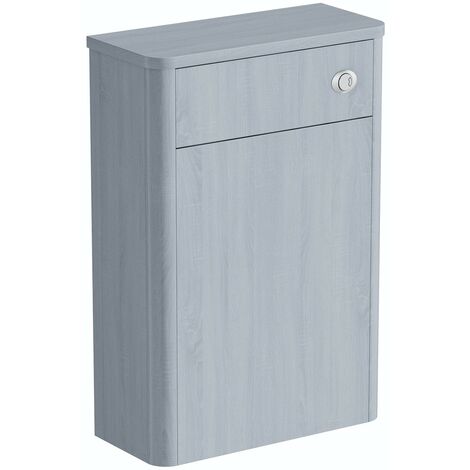 The Bath Co. Beaumont powder blue back to wall unit 460mm