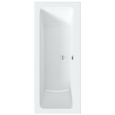 Orchard square edge double ended bath 1700 x 700 - White