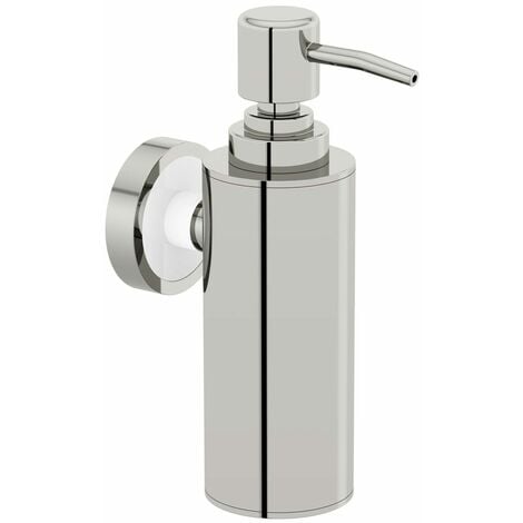 Accents Options wall mounted slim stainless steel soap dispenser - Silver