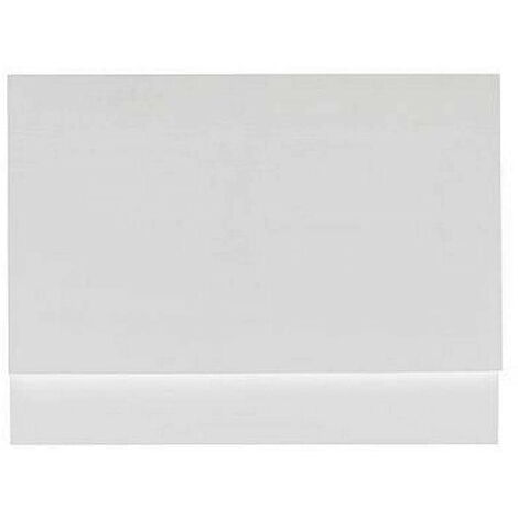 Orchard White wooden straight bath end panel 750mm