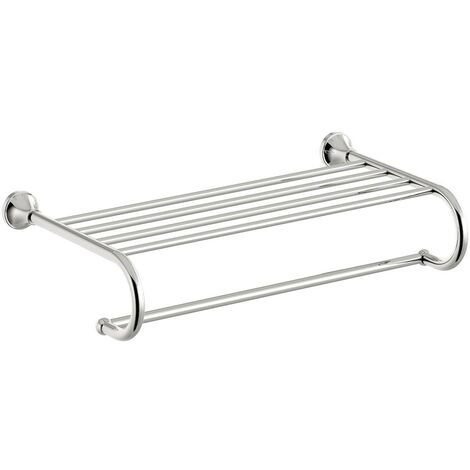Accents round traditional towel shelf