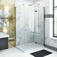 The Bath Co. Beaumont traditional 8mm hinged shower enclosure 1000 x 900