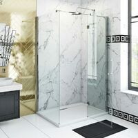 The Bath Co. Beaumont traditional 8mm hinged shower enclosure 900 x 800
