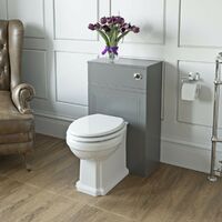 The Bath Co. Chartham slate matt grey back to wall toilet unit 500mm